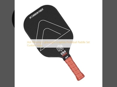 Presión en caliente de peso ligero de grafito pickleball Paddle Set Logotipo personalizado