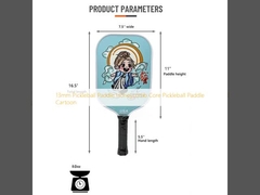 13mm Pickleball Paddle Honeycomb Core Pickleball Paddle dibujo animado